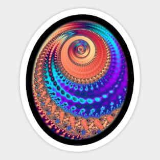 Boho Whirlpool  Classic Sticker